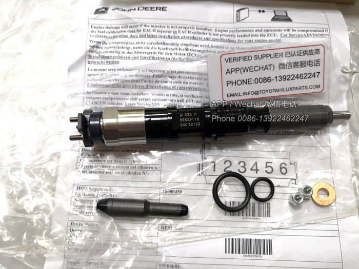 DZ100271,JOHN DEERE Fuel Injectors,RE529118